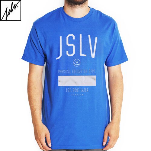 【ジャスリブ JSLV スケボー Tシャツ】JSLV TRAINER TEE【ブルー】NO2