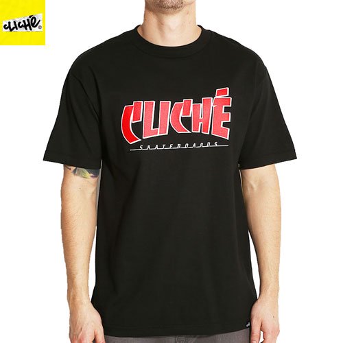 クリシェ CLICHE スケボー Tシャツ CLICHE BANCO TEE ブラック