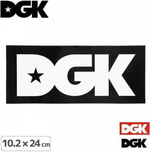 ディージーケー DGK スケボー ステッカー Logo XL 3色 10.2cm