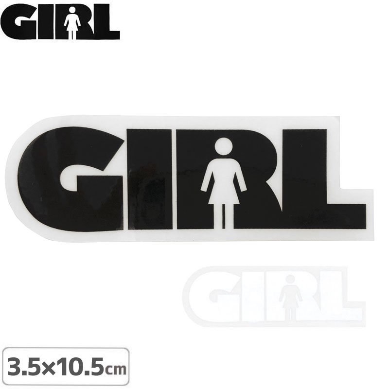 GIRL 륹ȥܡ STICKER ƥåLOGO STICKER2ۡ3.5cm x 10.4cmNO77
