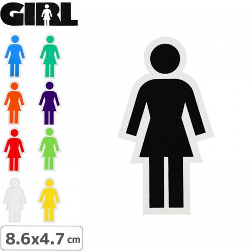 GIRL 륹ȥܡ STICKER ƥåLOGO STICKER9ۡ8.6cm x 4.7cmNO81