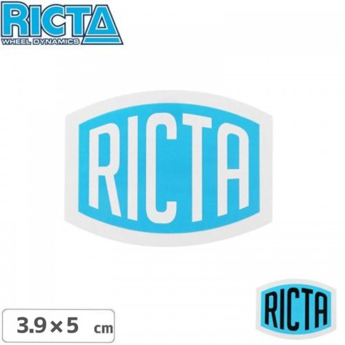 【リクタ RICTA スケボー ステッカー】LOGO STICKER【3.9cm x 5cm】NO3