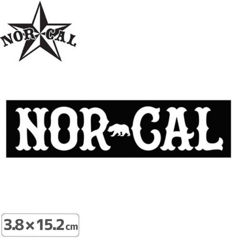 ڥΡ NOR CAL ƥåTRUE NORTH STICKER3.8cm x 15.2cmNO24