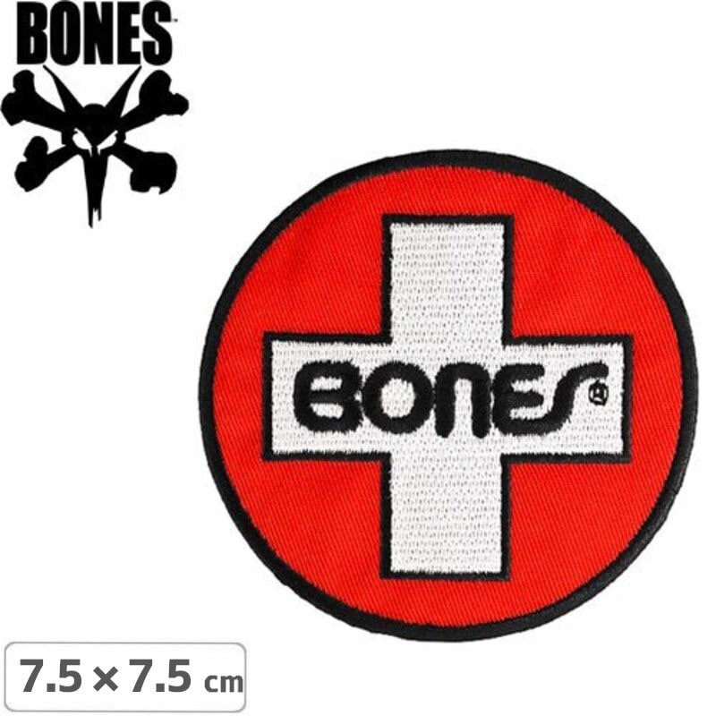 ڥܡ BONES ܡ åڥSWISS CIRCLE PATCH7.5cm x 7.5cmNO1