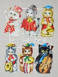 ドイツ製クロモス【ちび猫楽団オンリー】 - 猫雑貨・猫グッズ 猫的生活