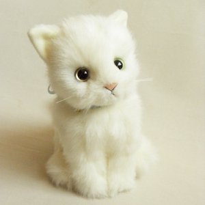 白猫ぬいぐるみ　日本製