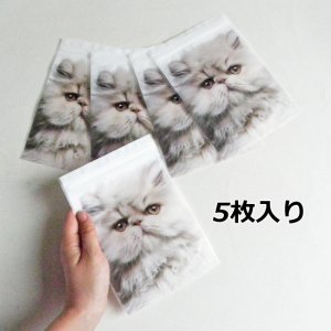 リアルキャットジップbag ペルシャ 大サイズ 猫雑貨 猫グッズ専門通販 猫的生活百貨店 けいと屋ニコル