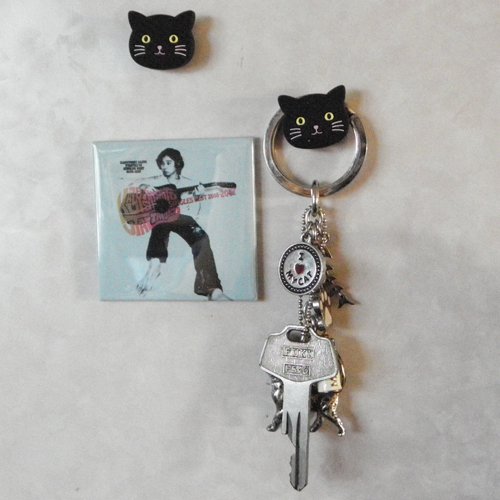 マグネットピン【黒猫】2個入り - 猫雑貨・猫グッズ専門通販 猫的生活