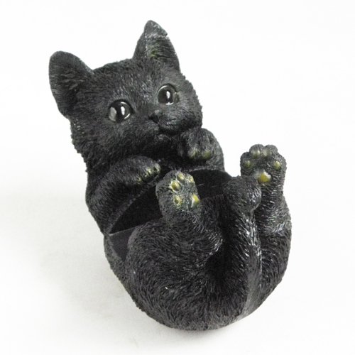 ころりん子猫のスマホスタンド 黒猫 猫雑貨 猫グッズ専門通販 猫的生活百貨店 けいと屋ニコル