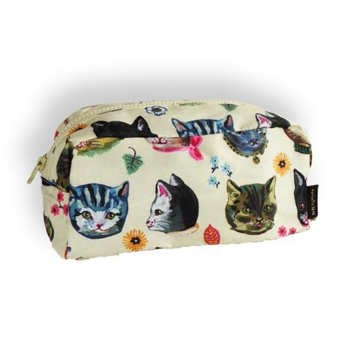 ナタリーレテ Oblong Pouch キャットフェイス 猫雑貨 猫グッズ専門通販 猫的生活百貨店 けいと屋ニコル ナタリーレテ Oblong Pouch キャットフェイス 猫雑貨 猫グッズ専門通販 猫的生活百貨店 けいと屋ニコル