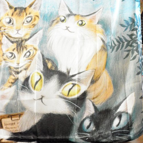 猫のダヤン アートなカーテン【WCC】 - 猫雑貨・猫グッズ専門通販 猫的