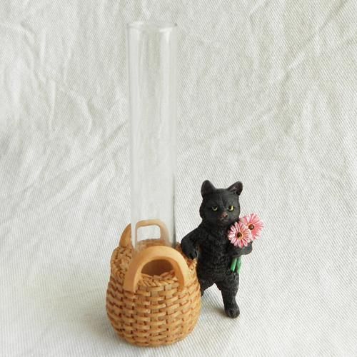 新品未使用すずきあきこネコ壁掛け花器ねこ猫 - メルカリ