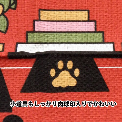 福猫手ぬぐい【ひな祭り】 - ねこ雑貨・猫グッズ専門店 猫的生活雑貨店