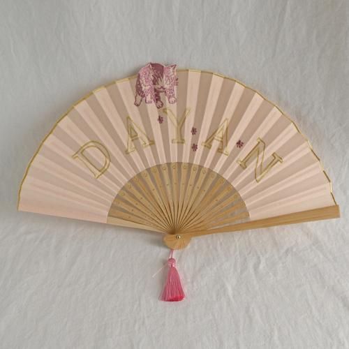 扇子　センス　猫のダヤン　わちふぃーるど　ダヤン 猫柄の扇子