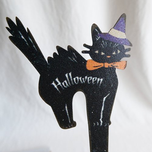ハロウィンピック【ちびちび黒猫魔女さん】 - 猫雑貨・猫グッズ 猫的 