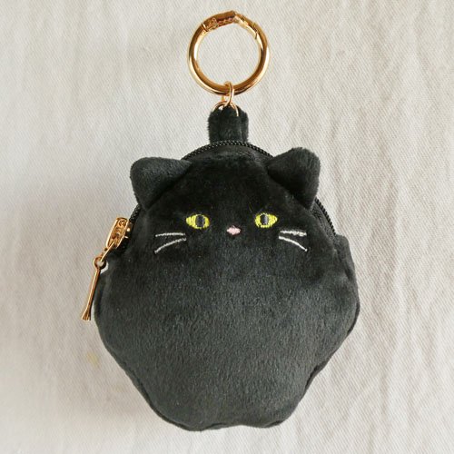 黒猫ユニ チャームポーチ黒猫 - ポーチ/バニティ