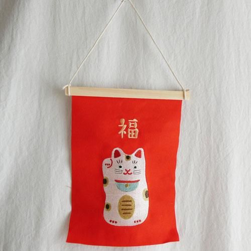 珠暖簾 猫 ハート 珠暖簾 猫 ハート のれん - のれん