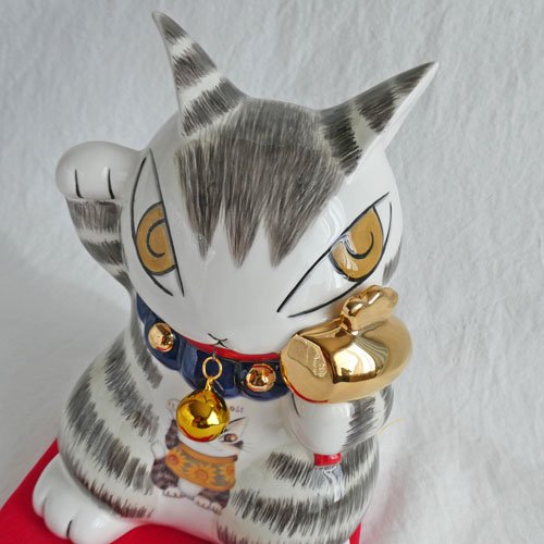 猫のダヤン 招き猫貯金箱【金運招き】 - 猫雑貨・猫グッズ専門通販 猫 