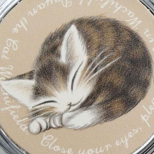 猫のダヤン スチールピルケース【丸猫】 - 猫雑貨・猫グッズ 猫
