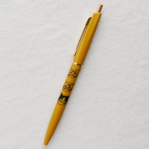 松尾ミユキ ボールペン【マスタードイエロー】インクの色は黒 - 猫雑貨