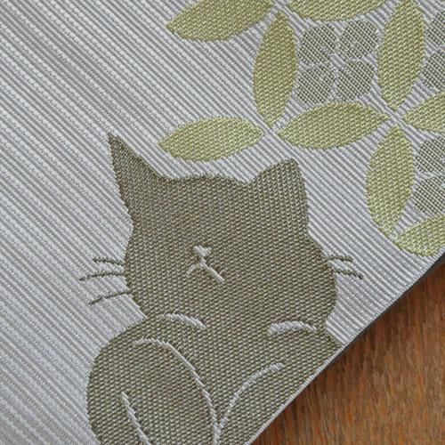 ちょっと珍しい猫柄の半幅帯