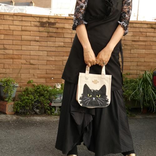 ねこ トートバッグ こみ
