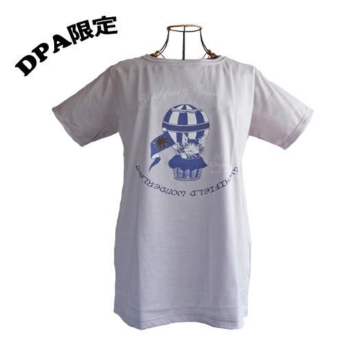 ダヤンGoods・ＤＰＡ・４０ｔｈプレーンＴ Ｌ 気球 薄灰桜 わちふぃーるどTシャツ