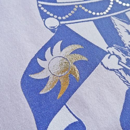 ダヤンGoods・ＤＰＡ・４０ｔｈプレーンＴ Ｍ 気球 薄灰桜 わちふぃーるどTシャツ