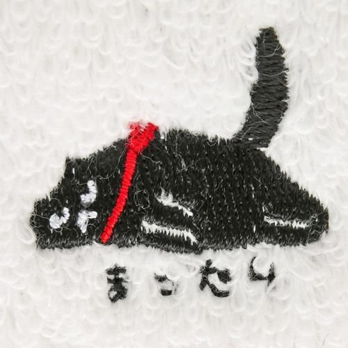 タオルハンカチ｜フラワー ハンドタオル 猫雑貨 猫柄 猫グッズ