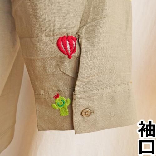 わちふぃーるど ダヤンの刺繍チュニック