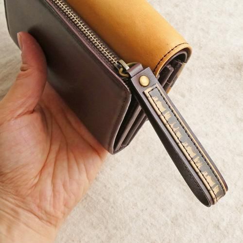 わちふぃーるど 革製折財布