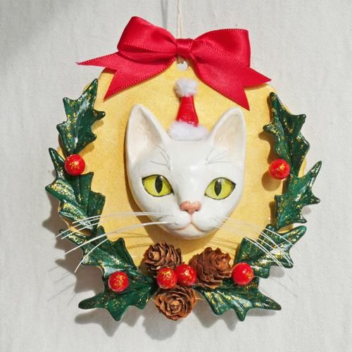 海外作家様作　アートドール　クリスマスな猫 海外作家様作 アートドール クリスマスな猫