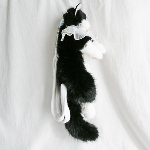 いっしょにお出かけ とっておきのリアルなぬいぐるみ猫リュック