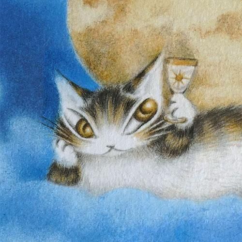 【未使用】わちふぃーるど 猫のダヤン 版画「水曜日の石」限定品 Amazon.co.jp: [わちふぃーるど] 猫のダヤン ダヤン 生誕40周年
