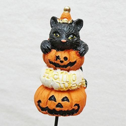 ハロウィンレジンピック|ジャックオランタン - 猫雑貨・猫グッズ