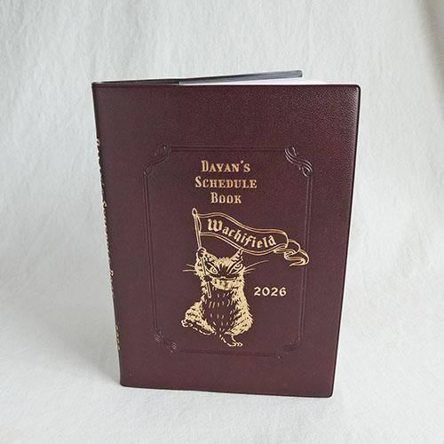 猫のダヤン B6スケジュール | 2026濃茶 - 猫雑貨・猫グッズ 猫的生活