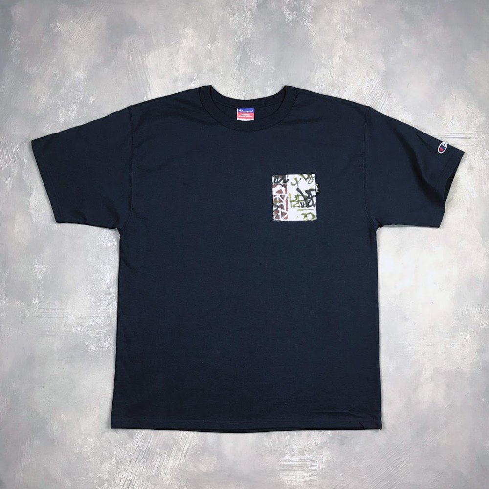 UNDEAD 'Scribble Pocket' Heritage Jersey T-shirt [NAVY] - ZAKAI