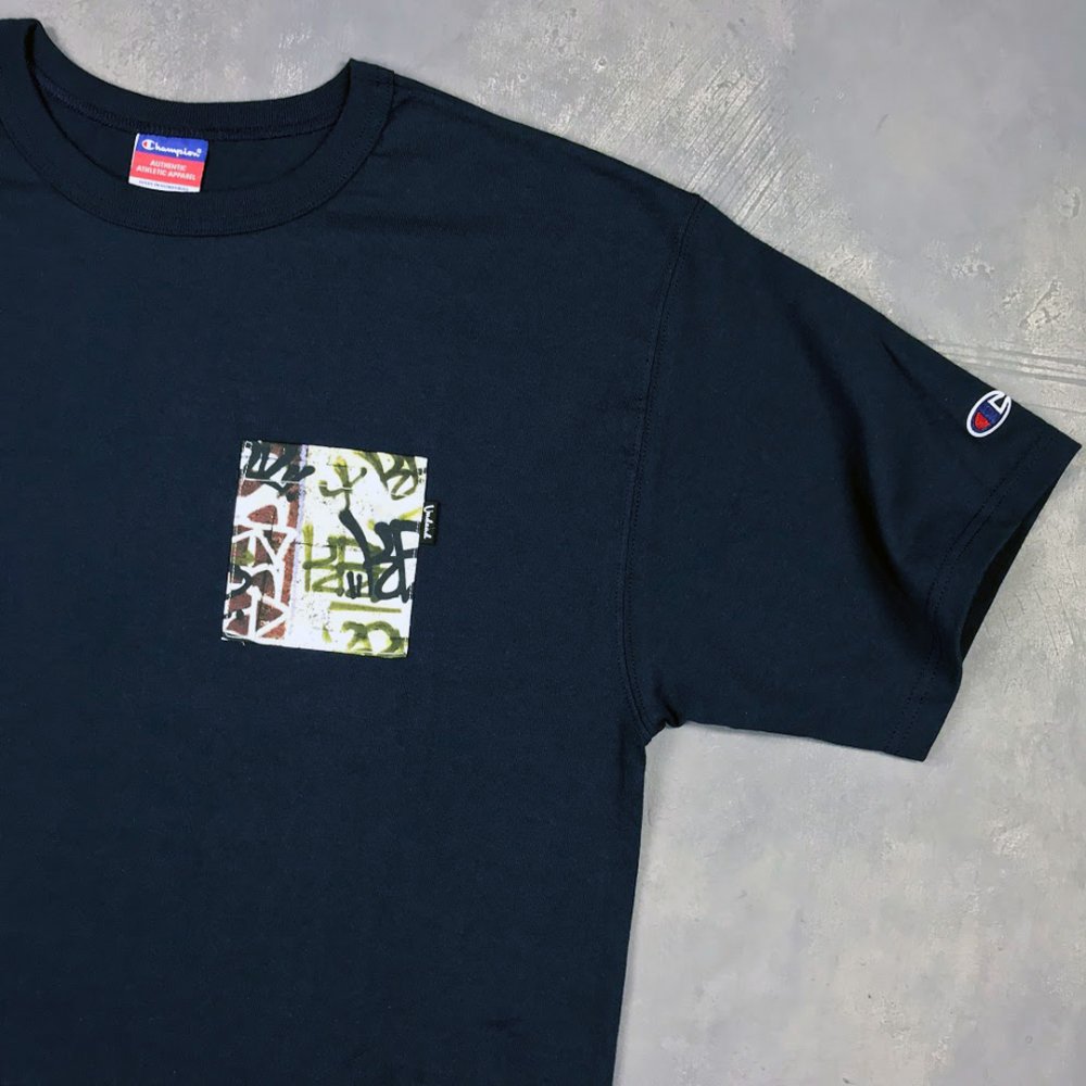 UNDEAD 'Scribble Pocket' Heritage Jersey T-shirt [NAVY] - ZAKAI