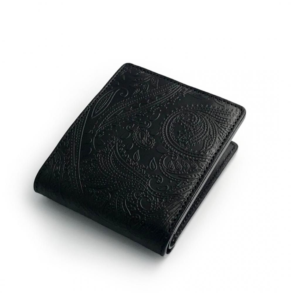 ぺぺい RIVAXIDE 'PAID IN FULL' FOLDED WALLET [Black Paisley