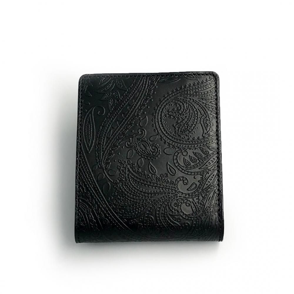 ぺぺい RIVAXIDE 'PAID IN FULL' FOLDED WALLET [Black Paisley