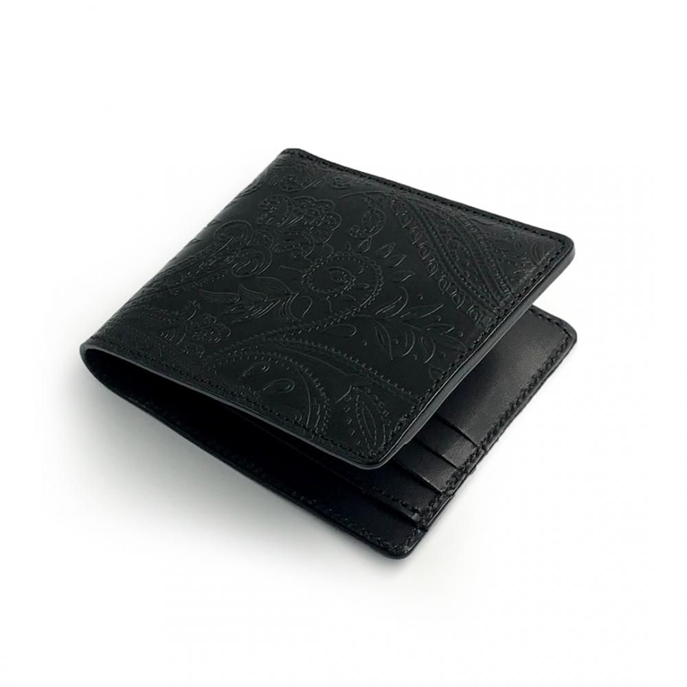 ぺぺい RIVAXIDE 'PAID IN FULL' FOLDED WALLET [Black Paisley