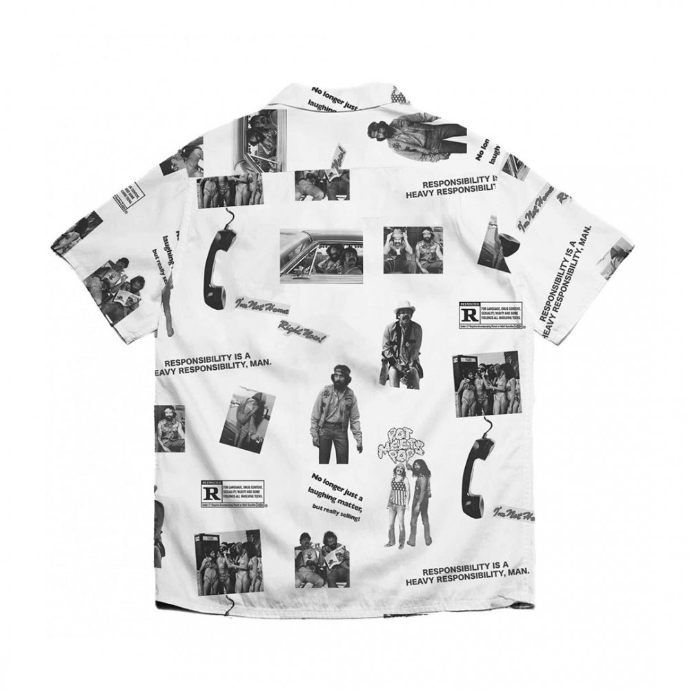 Pot Meets Pop x Cheech & Chong 'Heavy Responsibility' Aloha Shirt - ZAKAI