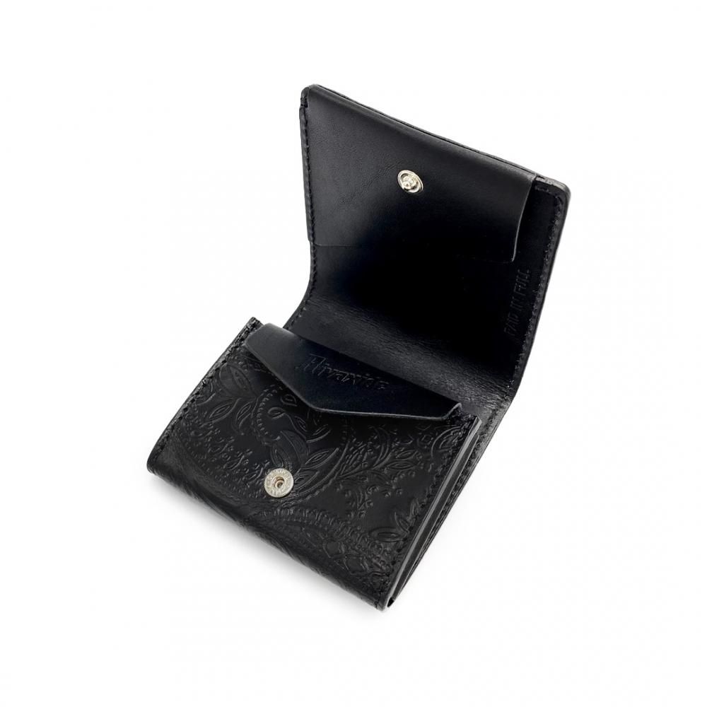 ぺぺい RIVAXIDE 'PAID IN FULL' FOLDED WALLET [Black Paisley