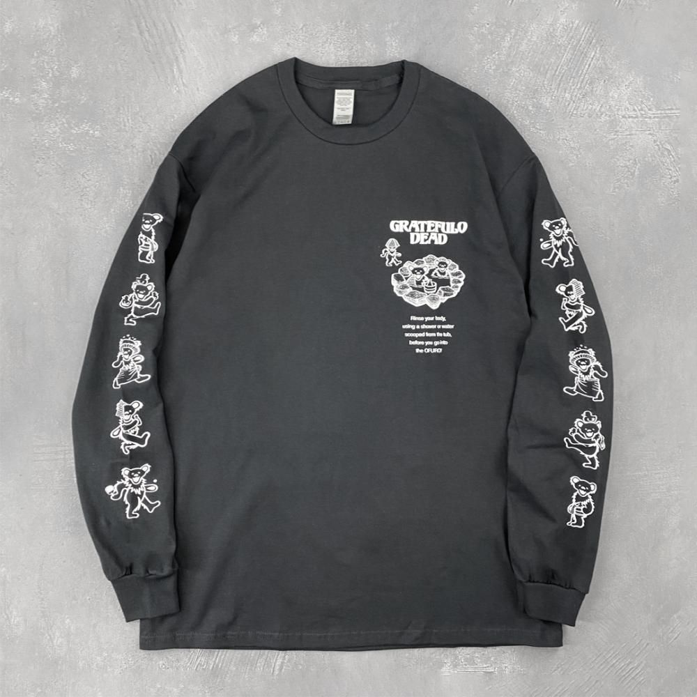 MELLIFEW 'GRATEFULODETOX' Long sleeve [BLACK] - ZAKAI Store