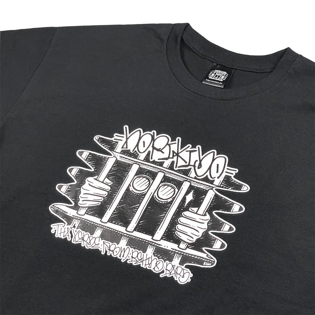 NORIKIYO x RACK1nk 'behind bars' T-shirt [BLACK]【予約】9/14発売 ...