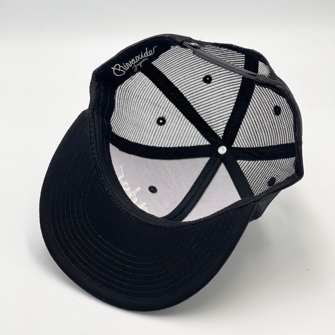 RIVAXIDE JAPAN LOGO MESH CAP [BLACK] - ZAKAI