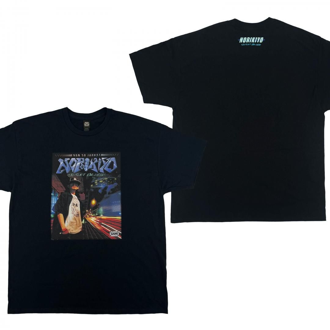 ノリキヨ NORIKIYO 限定Ｔシャツ NORIKIYO 'OUTLET BLUES' T-shirt [BLACK] 【特典付】「2次予約