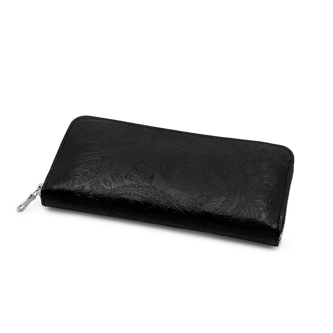 RIVAXIDE 'PAID IN FULL' High Roller Long wallet [Black Paisley