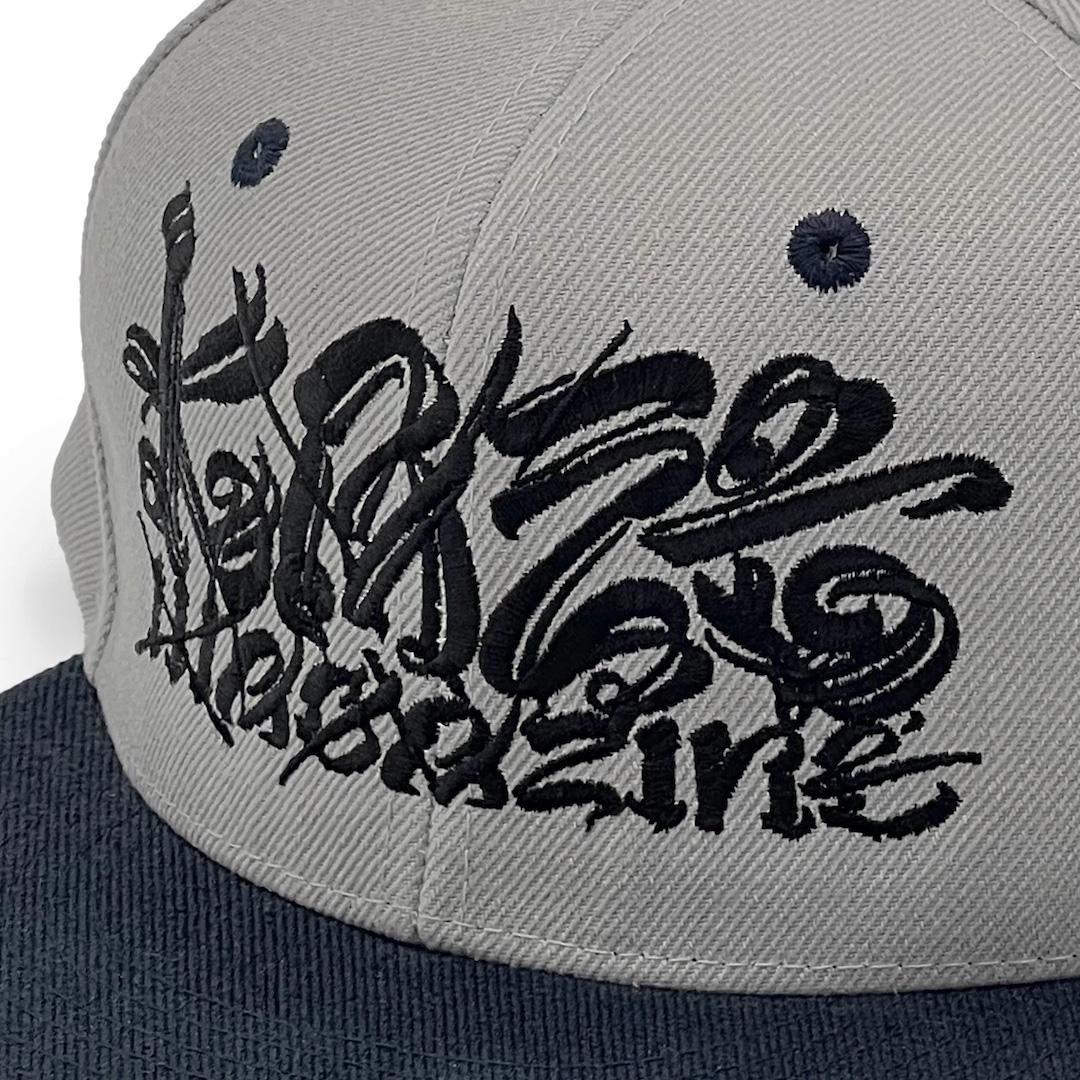 KAZE MAGAZINE 'Masterpiece' SNAPBACK [GREY & NAVY × BLACK] 【一点