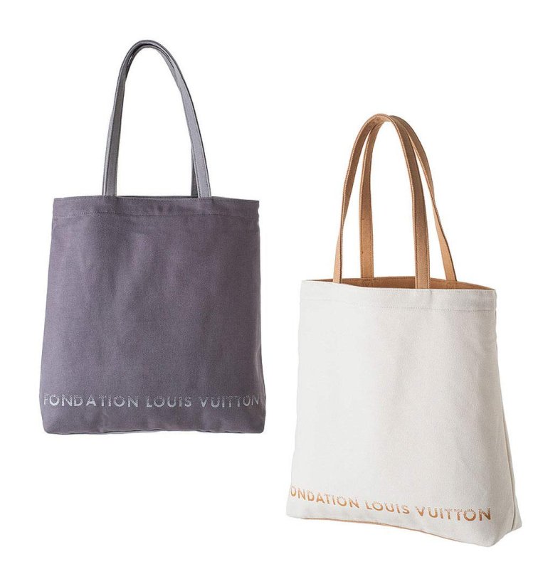 Grey Canvas Tote Bag · Librairie Boutique Fondation Louis Vuitton